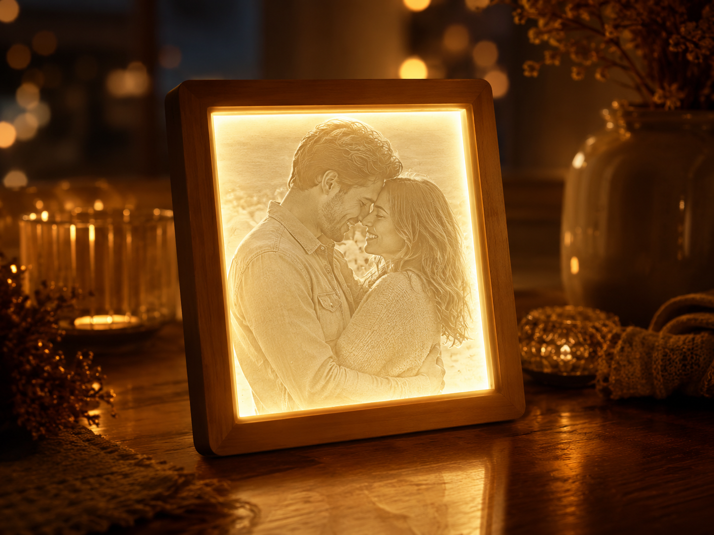 Litofanía personalizada para Pareja